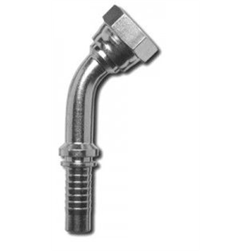 Femmina Girevole 45° 3/4 GAS Cilindrico Svasata 60° X Tubo 3/4